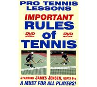 Pro Tennis Lessons "Rules of Tennis" For Singles & Doubles Play! Sensational New DVD Starring Renowned USPTA Pro James Jensen!