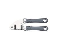 KitchenCraft - Presse-Ail Professionnel avec Poignées Confortables, Acier Inoxydable, 18,5 cm