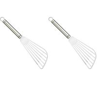 PRO-TOOLS & SOFT GRIP TOOLS KitchenCraft Professional - Pelle à Poisson en Acier Inoxydable, 26,5 cm (Lot de 2)