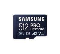 Samsung PRO Ultimate MB-MY512SB - Carte mémoire flash - 512 Go - A2 / Video Class V30 / UHS-I U3 - microSDXC UHS-I - bleu