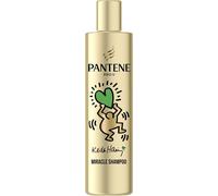 Pro-V X Keith Haring Art Collection Lisse & Soyeux Miracle Shampoing 250ml Cheveux Frisés Et Secs, Formule Pro-V Avec Active Nutri-Plex, Aide À Réparer Les Cheveux Secs, Ternes Et Frisés[Z31]