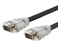VivoLink Câble VGA provgam15 15 m mâle-mâle Noir 15 broches triple blindage métal 1920×1200