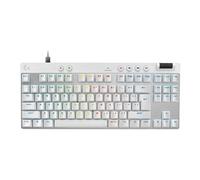 PRO X RAPID - Clavier - TKL - backlit - USB - QWERTY - International US - commutateur : Linear - blanc