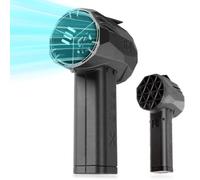 Pro X64 Mini souffleur turbo pour voiture, 750 W, poussée 1,5 kg, vitesse du vent 97 m/s, vitesse continue, souffleur de feuilles sans fil de 64 mm pour soins de terrasse, souffleuse à neige