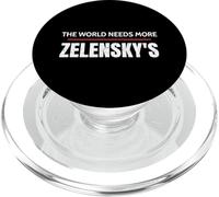 Pro Zelensky Le Monde a Besoin de Plus de Soutien de Zelensky Ukraine PopSockets PopGrip pour MagSafe