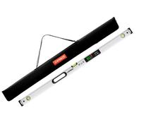 PRO900 Niveau Electronique 120cm avec 2 écrans LCD et pochette - Niveau à bulle numérique avec mémoire de mesure jusqu'à 19 résultats - Indice de protection IP65 - Couleur Blanche