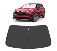 Proadsy Pare-Soleil Pliable pour Pare-Brise Avant amélioré 2024, Ajustement personnalisé 2020, 2021, 2022, 2023, 2024 Highlander L Le XLE Limited Platinum Grand Highlander Accessoires