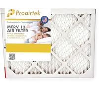 Proairtek AF14181M13SWH Filtre à air modèle 14 x 18 x 1, MERV 13 ; idéal pour tous ceux qui veulent un air propre et net dans leur maison ; il capture les particules microscopiques en suspension dans