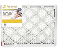 Proairtek AF20251M13SWH Filtre à air modèle 20 x 25 x 1, MERV 13 ; idéal pour tous ceux qui veulent un air propre et net dans leur maison ; il capture les particules microscopiques en suspension dans