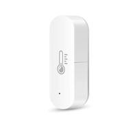 proAMEDEN Thermomètre_hygromètre WiFi, capteur de température et d'humidité, alarme de notification, application Tuya et Smart Life, stockage de données, compatible avec Alexa et Google Assistant. (1