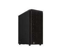 ProArt PA401 Metal PWM Black ATX Mid-Tower Case (Dual 160mm Ring Fan Blades, Left-Side Panel Lock, Power and Reset Button Lock, Detachable PSU Bracket)