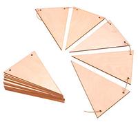 ProArts Lot de 20 guirlandes de fanions - Guirlande d'anniversaire 15 x 10 cm reliée à un cordon de 3 m - Guirlandes pour mariage, fête, Noël, fête d'anniversaire - Décoration de jardin, anniversaire