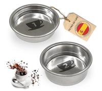 PROAX® Filtre pour cafetière Cecotec 51 mm pressurisé | Compatible avec les machines Cecotec, Delonghi, Ufesa et Breville | Set de 2 ou 3 foyers | Recharge Power Espresso 20 (set de 2 filtres (1 et 2