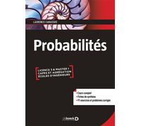Probabilités 2018 - Laurence Carassus - De Boeck Supérieur - broché - Scolaire / Universitaire