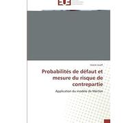 Probabilités De Défaut Et Mesure Du Risque De Contrepartie