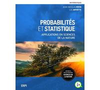 Probabilités et statistique - applications en sciences de la nature Manuel + version numérique 1 an - Jean-Nicolas Pépin - Erpi - broché - Scolaire / Universitaire
