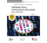 Probabilités et statistique appliquée pour ingénieurs