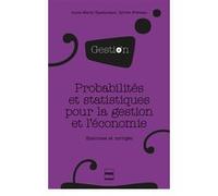 Probabilites et statistiques pour la gestion et eco nv couv Anne-Marie Spalanzani (Auteur)