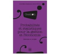 Probabilités Et Statistiques Pour La Gestion Et L'économie - Exercices Et Corrigés