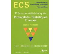Probabilités - Statistiques 1re année ECS