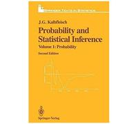 Probability And Statistical Inference