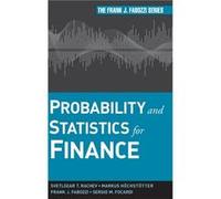 Probability and Statistics for Finance by Rachev Hardcover Book Rachev, Svetlozar T., Hoechstoetter, Markus, Fabozzi, Frank J. (Auteur)