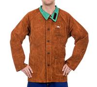 Proban Veste de soudeur en cuir Taille M Weldas, marron, Mittelgroß