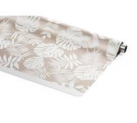 probath Store enrouleur de rechange semi-cassette - Modèle Havana - Marron, beige, blanc, feuilles 13 largeurs au choix (170 x 240 cm)