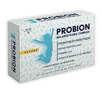 PROBION® | Probiotique Flore Intestinale | Ferments Lactiques | 40 milliards CFU | + Enzi-Mix™ Enzymes Digestives + Vitamines + Bambou et Camomille pour éliminer les gaz intestinaux | 30 CPS Retard