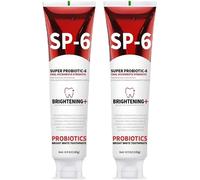 Probiotic Whitening Toothpaste Sp-6,Toothpaste Sp 6 Enhanced Formula,With 6 Dental And Gingival Health Benefits,Mint Flavor,Fresh Breath