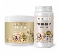 Probiotikum Complexe 120 comprimés + gouttes sensibles 300 g pour chiens sensibles