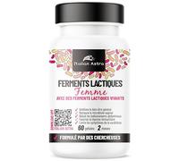 Probiotique Femme Ultra Concentré - Flore Intime & Intestinale | 205 Milliards UFC - L. Rhamnosus, L. Paracasei, L. Plantarum | Cystite, Mycose, Ballonnements | 60 Gélules - Fabriqué en Italie