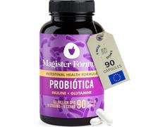 Probiotique Flore Intestinale | Inuline et Glutamine | Système Immunitaire, Colon Irritable | Probiotiques et Prébiotiques Intestinaux, Intime et Plus | 90 capsules | 60 milliards UFCs