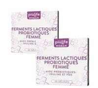 Probiotique Flore Intime PiùLife - 26 Mds UFC avec Lactobacillus crispatus, rhamnosus et reuteri - Spécifiques pour L’équilibre de la Flore Vaginale - Avec Prébiotiques Inuline et FOS - 60 Gélules