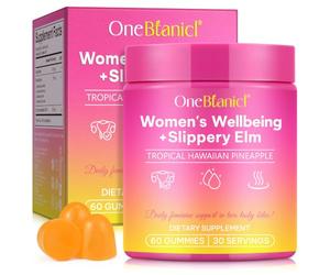 Probiotique Flore Intime pour Femmes 60 Gummies, Gummies Intime Ananas pour l'équilibre des pH une Odeur Saine, l'équilibre des Levures, la santé de l'intestin, le système Immunitaire