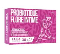 Probiotique Flore Intime, Utile en cas de: Mycose Vaginose et Vaginose Bactérienne. Probiotique Dosage Élevé avec Lactobacillus Reuteri, Rhamnosus, Crispatus et Acidophilus. 30 Capsules