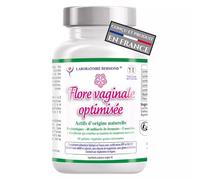 Probiotique flore intime vaginale - Ferments lactiques 40 milliards UFC en 5 souches Lactobacillus - Enzymes digestives - Fabriqué en France - 60 gélules végétales gastro résistantes - naturel Vegan