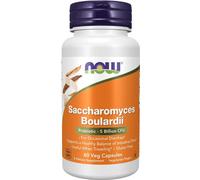Probiotique Saccharomyces Boulardii 5 milliards d'UFC 60 gélules végétales Now Foods