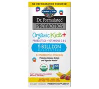 Probiotiques biologiques pour enfants Dr. Formulé+, fraise banane - 30 comprimés à croquer
