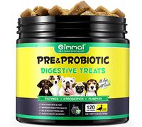 Probiotiques Chien, Favorise la santé de l'intestin, la diarrhée, la santé Digestive et Les Allergies saisonnières - Saveur de Canard - 120 mastications Souples