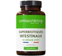 Probiotiques Flore intestinale - Ferments lactiques - 10 souches naturelles cultivées en France - 60 Gélules gastro-résistantes DRcaps