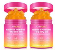 Probiotiques Gummies Flore Intime & Intestinale 2 Pack - 120 Gélules Saveur Ananas | Soutien de la Flore Vaginale et Digestive | Vegan, Sans Gluten