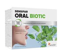 Probiotiques Oraux pour le Soutien des Dents et des Gencives, 7 Milliards d’UFC avec Howaru Smile, Xylitol et Inuline de Chicorée, Haleine Fraîche, 30 Sachets, Sensilab
