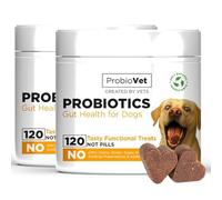 ProbioVet - Probiotique Chien - 240 Bouchées Flore Intestinale & Immunité - Prébiotiques (Inuline de Chicorée) - Digestion Sensible, Anti-Diarrhée & Gaz - Transit & Vitalité - Complément Naturel