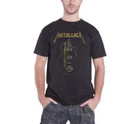 Probity Metallica - Hetfield Iron Cross - T-shirt - Homme, Noir (Black), FR : Large (Taille Fabricant : Large)