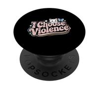 Problem Cat I Have A Problem Funny Edgy Cat PopSockets PopGrip Adhésif