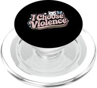 Problem Cat I Have A Problem Funny Edgy Cat PopSockets PopGrip pour MagSafe