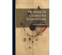 Problem De Geometrie Elementaire