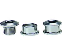 Problem Solvers Vis et écrous de plateau, 6mm, Singlespeed, 5 pcs, CroMo, silver