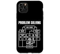 Problem Solving Flowchart Funny Office Humor for Engineers Coque pour iPhone 11 Pro Max